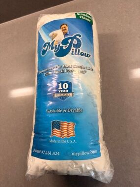 My Pillow Standard Classic White Pillow - Washable & Dryable